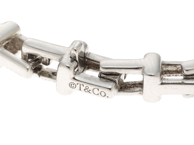 TIFFANY＆CO 貴金属・宝石 Tナローチェーンブレスレット