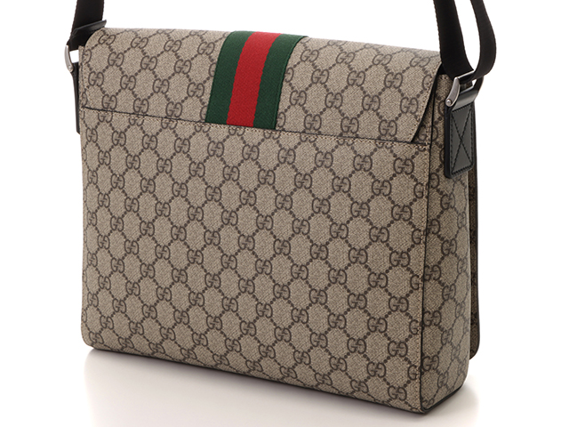 GUCCI グッチ GGスプリーム メッセンジャー ショルダーバッグ ベージュ