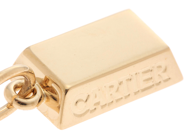 Cartier カルティエ チャーム インゴット ペンダントトップ YG ...