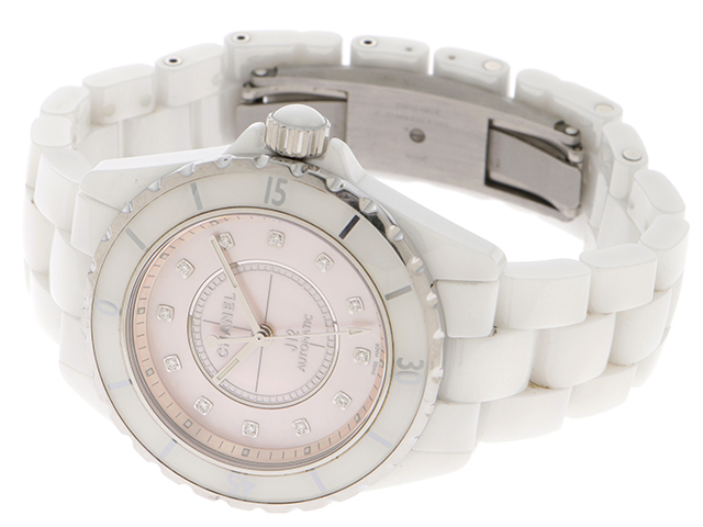 専用　CHANEL シャネル J12 自動巻 ホワイトセラミック 新品)CHANEL シャネル J12 33mm ホワイトセラミック