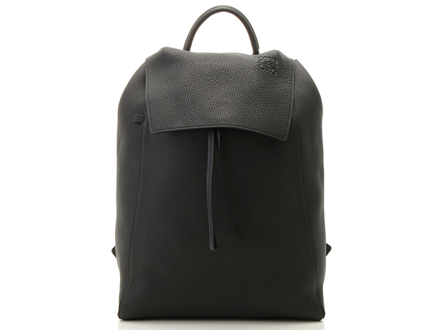 LOEWE ロエベ ドローストリング バックパック ブラック カーフ LOEWE ロエベ ドローストリング バックパック ブラック カーフ
