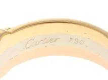 Cartier カルティエ　2Cリング　指輪　K18YG　イエローゴールド　K18PG　ピンクゴールド　K18WG　ホワイトゴールド　4.0g　48号（日本サイズ8号）　【432】