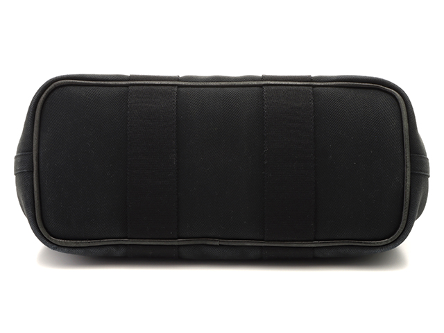 【美品】エルメス ハンドバッグ ヴァルパライソPM トワルシェブロン 黒1M48 エルメス HERMES ヴァルパライソPM ブラック トワルシェブロン ユニ