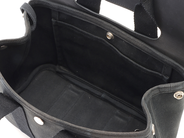 HERMES エルメス ヴァルパライソPM ハンドバッグ トワルシェブロン