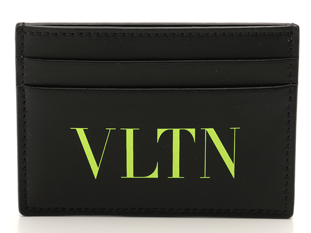 VALENTINO バレンチノ VLTN カードケース UY2P0448JEY レザー ブラック