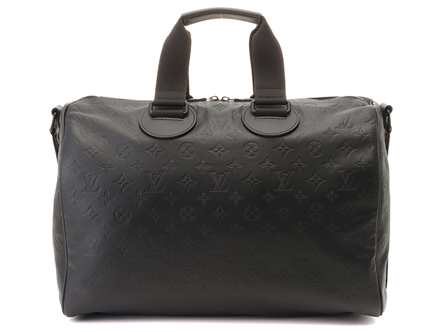 LOUIS VUITTON ルイ ヴィトン  スピーディ バンドリエール 40 ボストンバッグ M43696 モノグラムシャドウ   ノワール ブラック   2WAY ハンドバッグ ショルダーバッグ レザー ビトン 【本物保証】