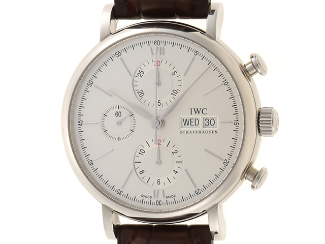 IWC ポートフィノ IW378302 クロノグラフ メンズ 腕時計 デイデイト 自動巻き インターナショナル ウォッチ カンパニー Portofino VLP 90206072