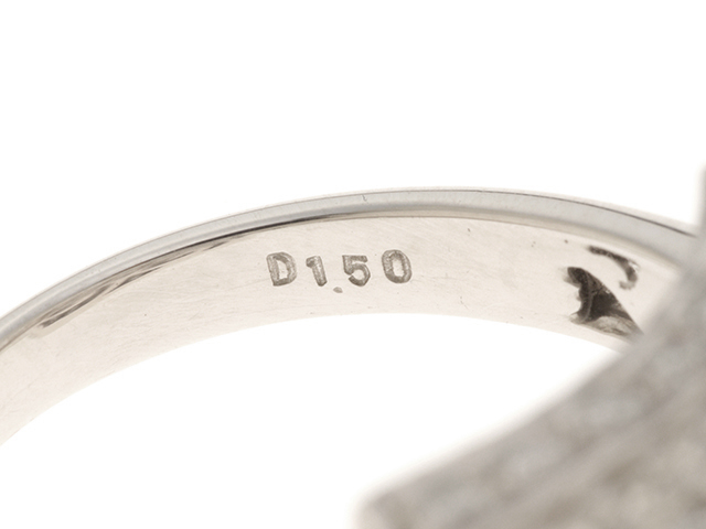JEWELRY　ジュエリー　PT900　リング　指輪　ダイヤモンド　1.50ct　9.8g　12.5号　【432】