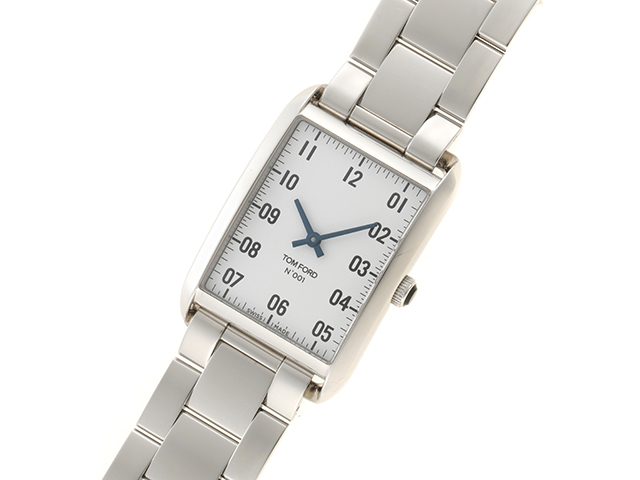 トムフォード TOM FORD N.001 TFT001001 ブラック ステンレススチール クオーツ メンズ 腕時計
