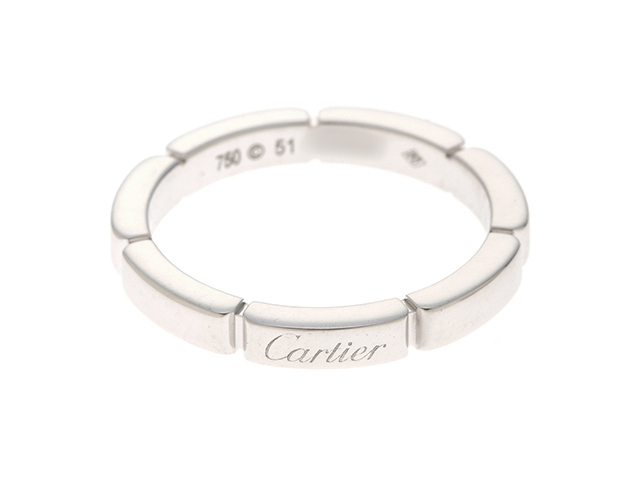 Cartier カルティエ  ジュエリー  マイヨン パンテール ウェディング リング　K18WG　ホワイトゴールド　4.3g　#51　B4083500 【473】