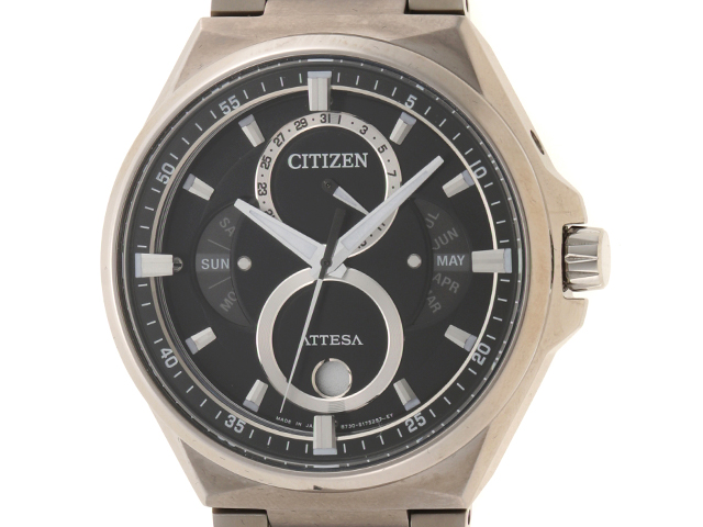 CITIZEN シチズン アテッサACT Line BU0060-68E チタン メンズ ソーラー 2147200402376 【430】  の購入なら「質」の大黒屋（公式）