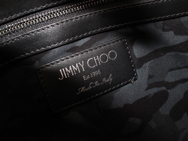 JIMMY CHOO ジミーチュウ DEEK クラッチバッグ ブラック レザー スター