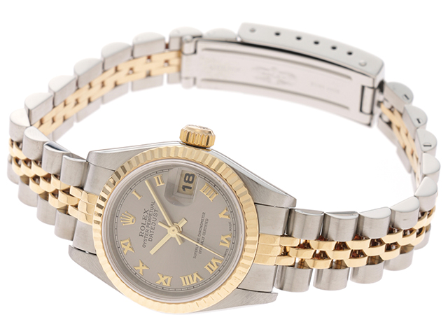 F 番2003年頃】ROLEX ロレックス デイトジャスト 79173 YG/SS