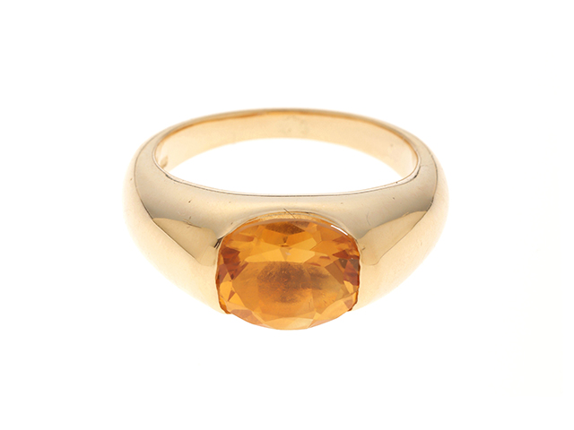 K18 黒色オーバル型リング5g JEWELRY ノンブランドジュエリー リング