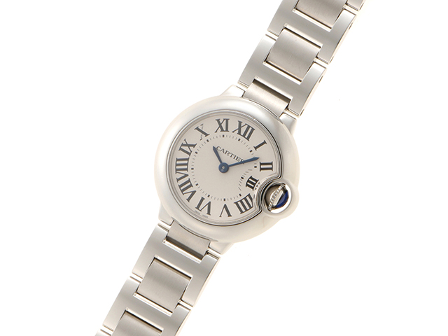 値下げW69010Z4 バロンブルーSM 28mm SS クォーツ レディス 1186-0