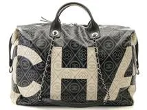 通販卸値 CHANEL◇ボストンバッグ/レザー/SLV ボストンバッグ