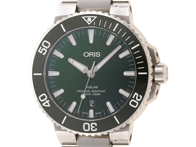 ORIS オリス 時計 アクイスデイト 01 733 7730 4157 自動巻き メンズ