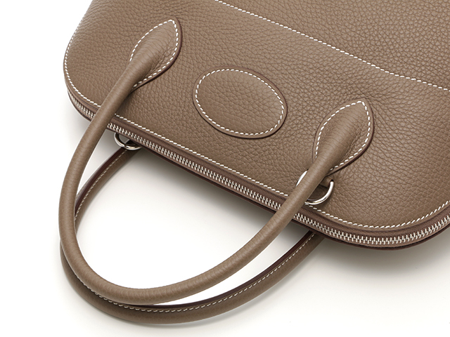 HERMES　エルメス　ボリード３１　トリヨンクレマンス　エトゥープ　シルバー金具　Z刻印　2021年頃【430】2147200413273
