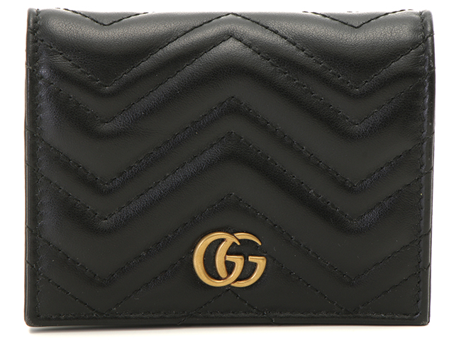 GUCCI グッチ GGマーモント コンパクトウォレット 466492 レザー