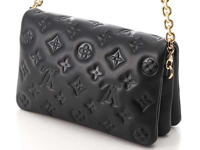 Louise leather mini bag Louis Vuitton Black in Leather - 30876042