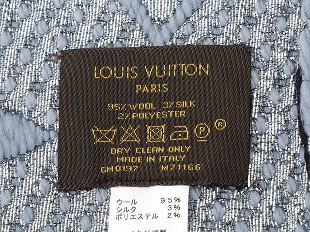 LOUIS VUITTON ルイ・ヴィトン エシャルプ・ロゴマニア シャイン