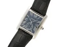 Cartier　カルティエ　時計　タンクMC　WSTA0010　SS/アリゲーターレザー　自動巻き　2147200420509　【437】