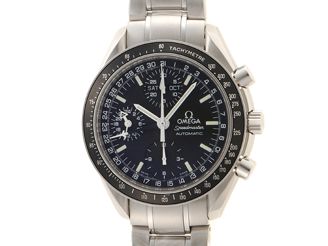 OMEGA オメガ ｽﾋﾟｰﾄﾞﾏｽﾀｰ ﾏｰｸ40ｺｽﾓｽ SS 3520.50 自動巻き ブラック