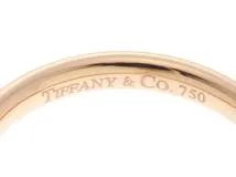 TIFFANY & CO　ティファニー　リング　カーブドバンドリング　ピンクゴールド　3Pダイヤモンド　約2.5g　6.5号 【430】 2147200433257
