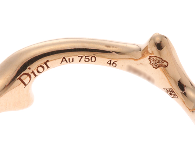 Dior　ディオール　ボワドゥローズリング　ピンクゴールド　ダイヤモンド　46号【430】2147200435589