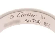 Cartier　カルティエ　ラブリング　K18WG　約7.2g　#64（24号）　B4084700　指輪　【432】2147200435886