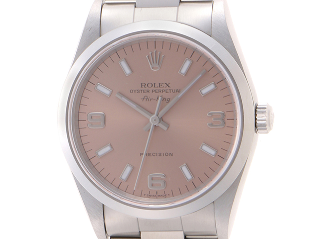 ROLEX ロレックス エアキング 14000 ピンク メンズ 自動巻き OH ROLEX ロレックス エアキング 14000 ピンク メンズ 自動巻き OH