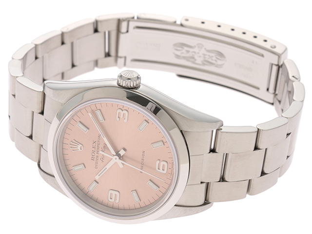 ROLEX ロレックス エアキング 14000 ピンク メンズ 自動巻き OH ROLEX ロレックス エアキング 14000 ピンク メンズ 自動巻き OH