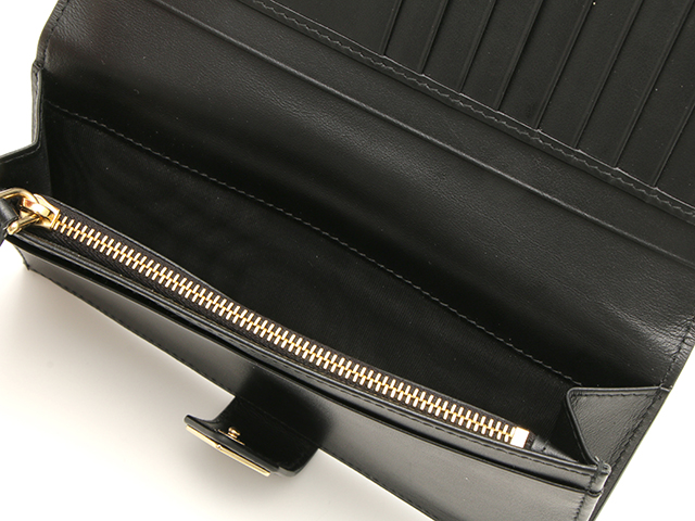 PRADA プラダ 二つ折長財布 サフィアーノxスムースレザー