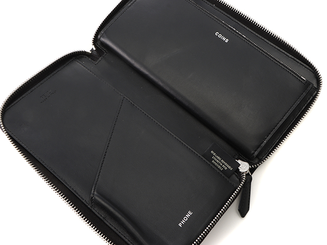 フェンディ【FENDI】エンボス ズッカ 長財布 ブラック FENDI フェンディ ズッカ ジップラウンド長財布 ブラック グレー