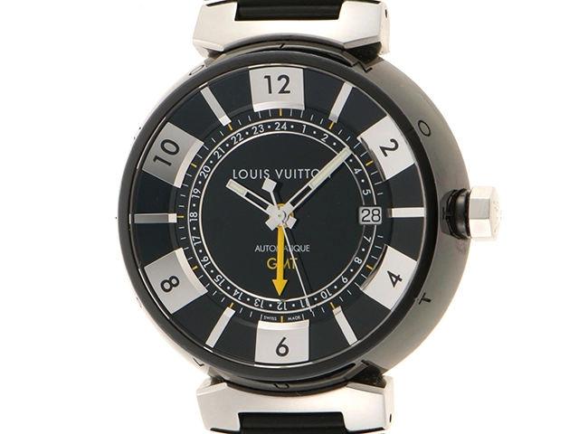 【1年保証】ルイ・ヴィトン LOUIS VUITTON タンブール 腕時計 ステンレススチール