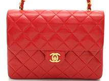 CHANEL　シャネル　ミニマトラッセチェーンショルダー　A2000　レッド/GP ラムスキン【430】2147200460062
