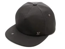 サイズ頭周り約55〜60cmルイヴィトン MP2481 キャスケット・LVトゥイグ キャップ ロゴ 帽子 黒