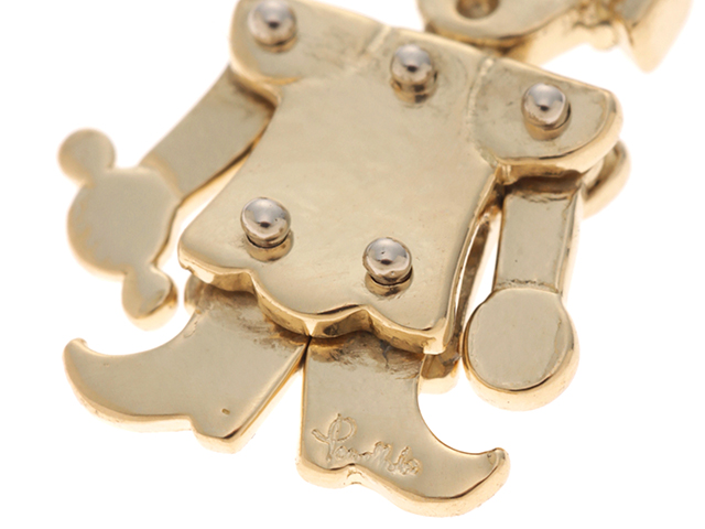 ポメラート K18YGライオンチャーム 　紐付き ポメラート K18YGライオンチャーム 紐付き - メルカリ