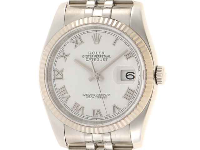 ROLEX ロレックス デイトジャスト36 116234 SS/WG 自動巻き 男女