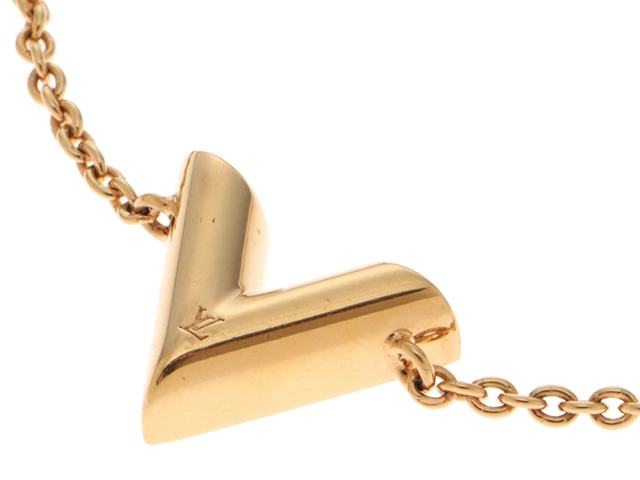 LOUIS VUITTON ルイ・ヴィトン 　小物　ブレスレット　ブラスレ・エセンシャルV　M61084　メッキ　箱付き【472】HA