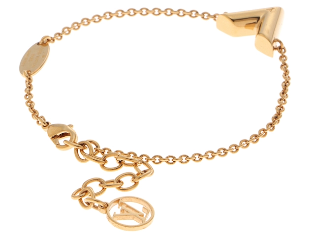 LOUIS VUITTON ルイ・ヴィトン 　小物　ブレスレット　ブラスレ・エセンシャルV　M61084　メッキ　箱付き【472】HA