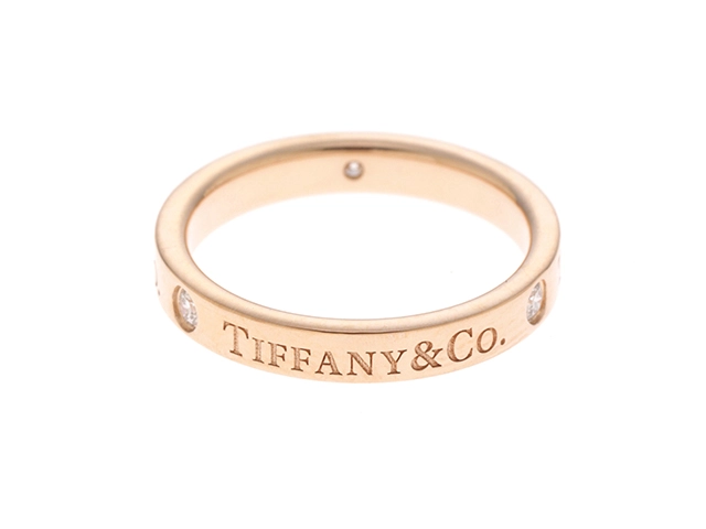 TIFFANY&CO. ティファニー バンドリング3PD ピンクゴールド 約3.4g 9号