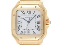 Cartier　カルティエ　サントス　ドゥ　カルティエ　WGSA0029　イエローゴールド無垢　金無垢　オートマチック　メンズ　腕時計（2147200477053）【200】C