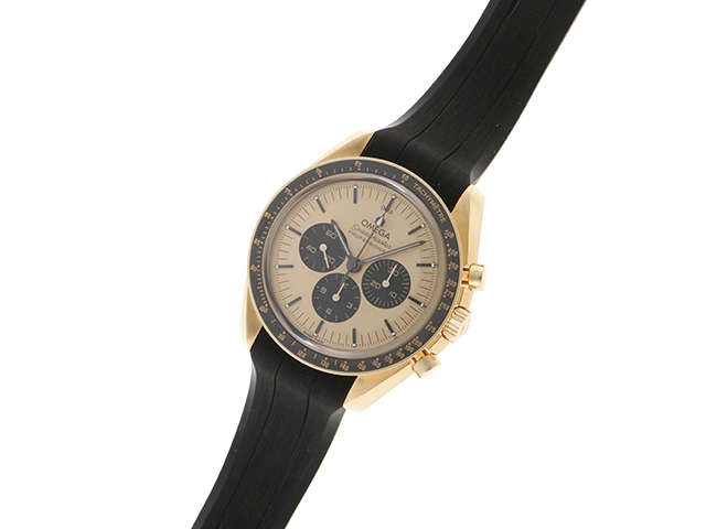 OMEGA オメガ ムーンウォッチ プロフェッショナル 2023年ギャランティ クロノグラフ 18Kイエローゴールド ラバーストラップ 310.62.42.50.99.001 手巻き 50m防水 【432】 2147200477077