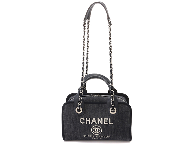 M*✨様 シャネル　ストローバッグ　希少　ネイビー M*✨様 シャネル ストローバッグ 希少 ネイビー - メルカリ