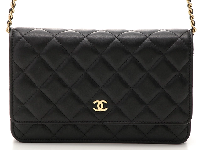 CHANEL シャネル マトラッセ ショルダーバッグ チェーンウォレット AP0250 ラムスキン ブラック ゴールド金具  2147200483993【200】 の購入なら「質」の大黒屋（公式）