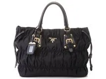 PRADA プラダ 2WAYショルダーバッグ ナイロン/レザー ブラック ゴールド金具 BN1788【434】 の購入なら「質」の大黒屋（公式）