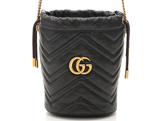 GUCCI グッチ バッグ GGマーモント ミニバケットバッグ 575163