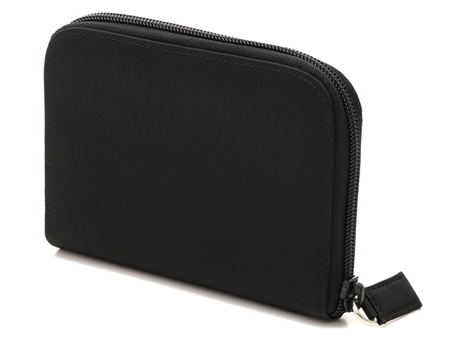 極美品✨PRADA プラダ 二つ折り財布 ラウンドファスナー ナイロン ブラック プラダ PRADA 2つ折り 財布 ラウンドファスナー ブラック 黒