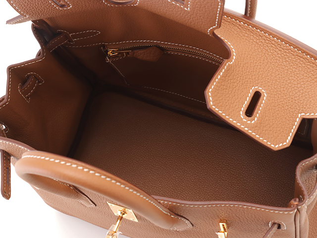 HERMES エルメス バーキン25 ゴールド GP ゴールド金具 トゴ U刻 2022